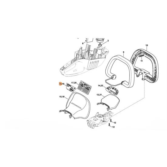 STIHL  Tabliczka informacyjna HSA 66 4851 967 1811